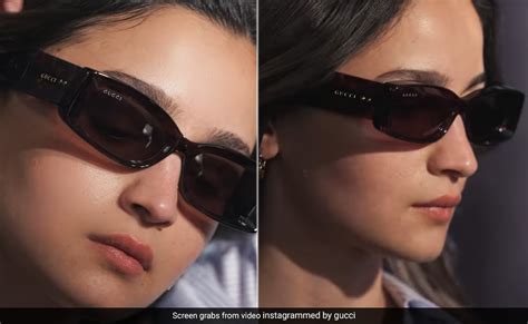 Alia Bhatt In Chic Wraparound Sunglasses Is Fronting .